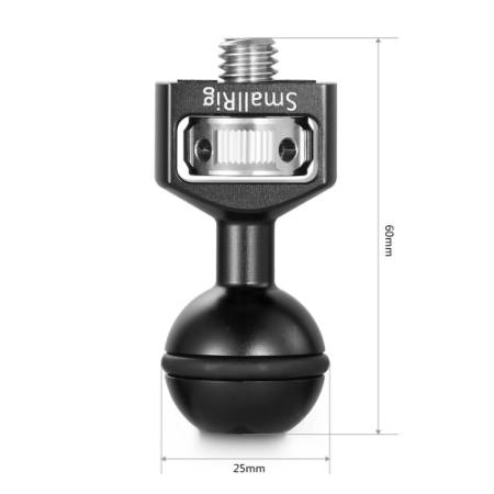 SmallRig 2211 - głowica kulowa - wymiary